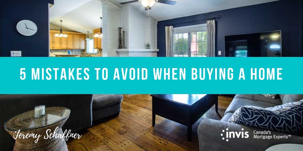 5 Mistakes to Avoid When Buying Your First House